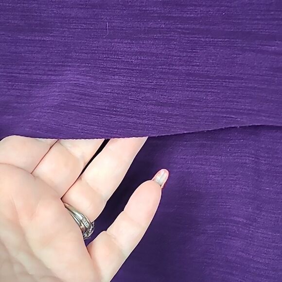 TAHARI Purple Plum Tiered Sheath Dress Matte Jersey MOTB Wedding Party Formal - Picture 5 of 11